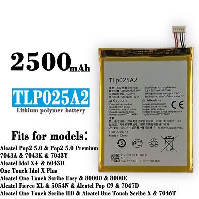 Аккумулятор для телефона Alcatel OneTouch 6043D Idol X+ / 6040 / 8008D TLp025A2
