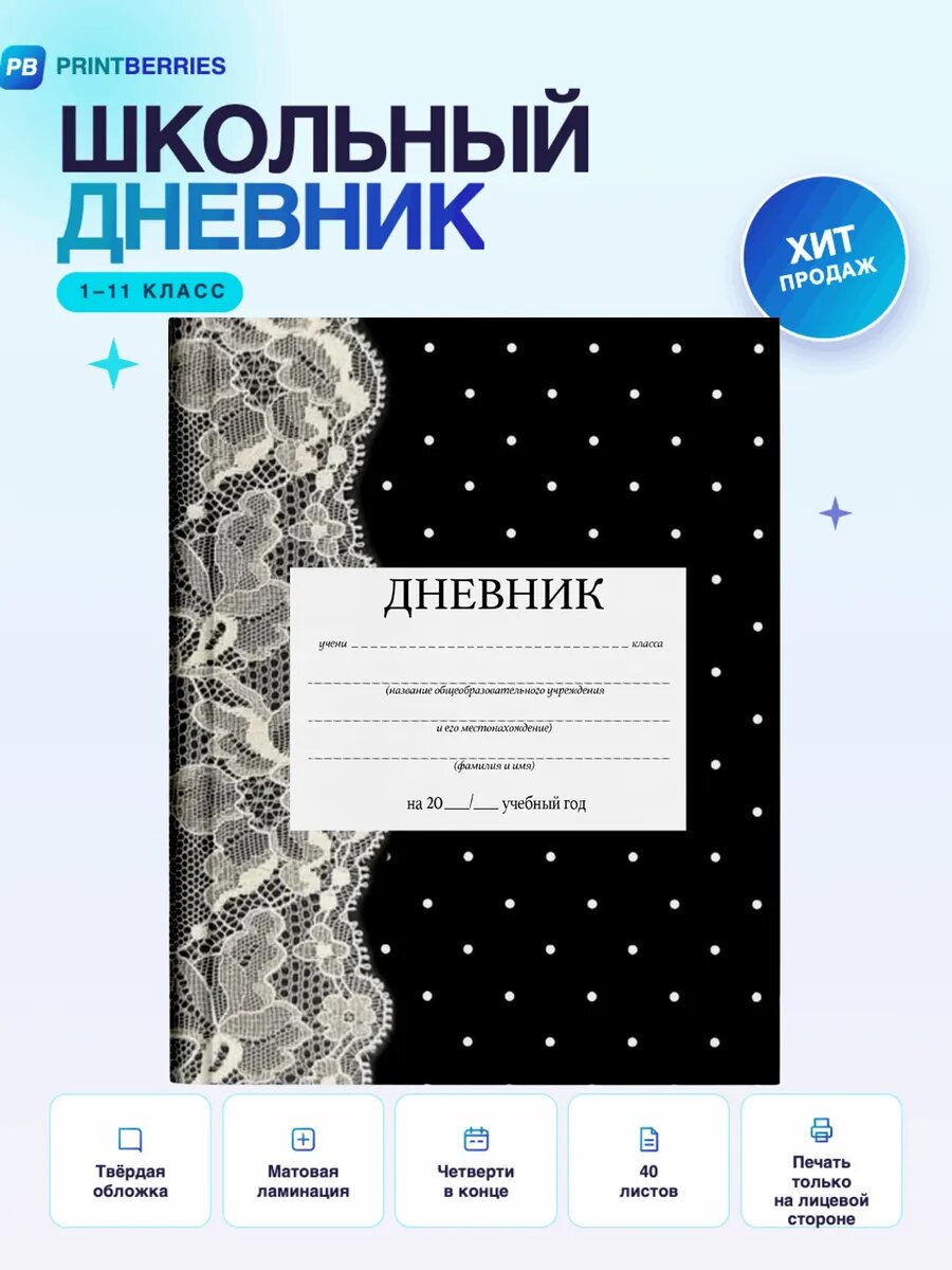 Школьный дневник горошек узор ретро эстетика коллаж арт 27