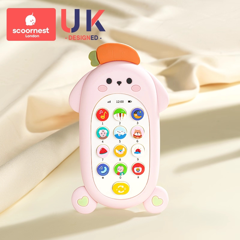 Bara Pink Rabbit 2025 Новая Коллекция Одна Детская Телефон-Игрушка для Раннего Образования Ребенка