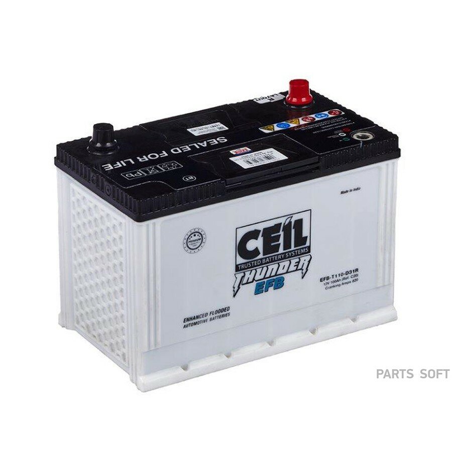 Аккумулятор CEIL JIS EFB-T110-D31R от официального дистрибьютора, CEIL, артикул EFBT110D31R