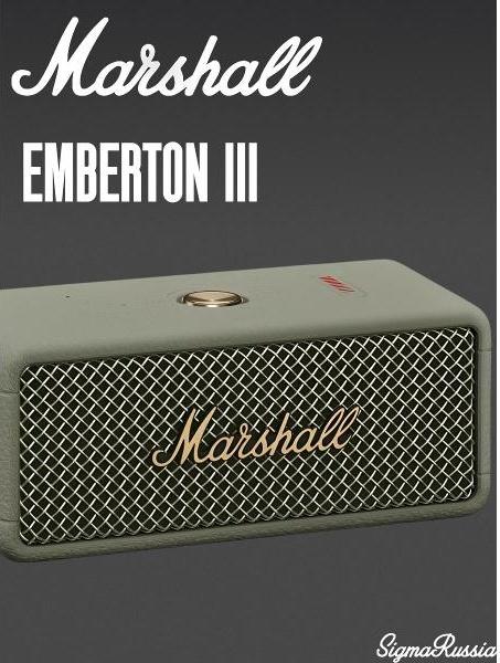 Портативная беспроводная колонка Marshall Emberton III Sage