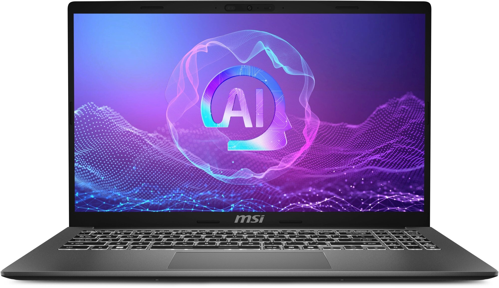 Ноутбук MSI Modern A15 AI+ F3HMG-040XRU Ryzen AI 5 330 16Gb SSD512Gb AMD Radeon 820M 15.6" IPS FHD (1920x1080) без ОС grey WiFi BT Cam (9S7-15SK21-040)