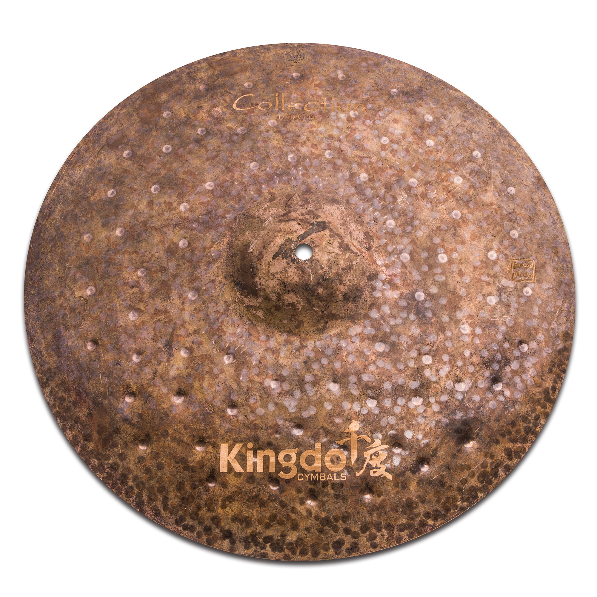 Тарелка крэш 17" [17" COLLECTION DRY CRASH] KINGDO [17" COLLECTION DRY CRASH] сплав B20, ручная работа, оригинальное окисление