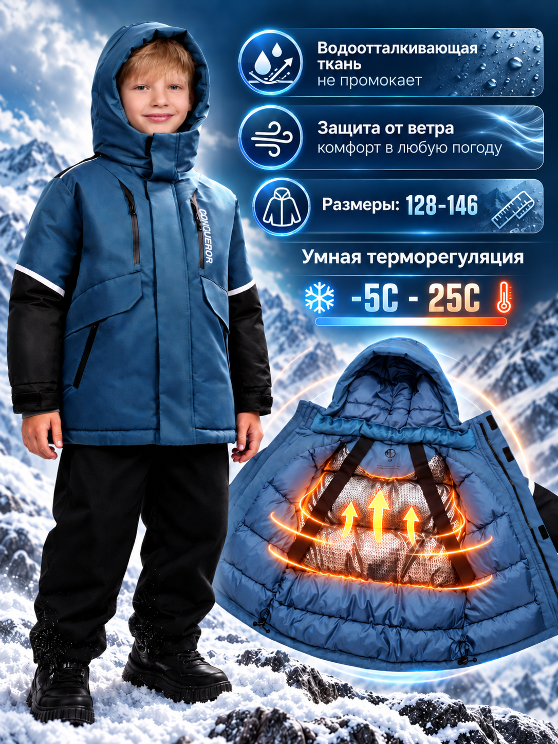Куртка Amarobaby CONQUEROR