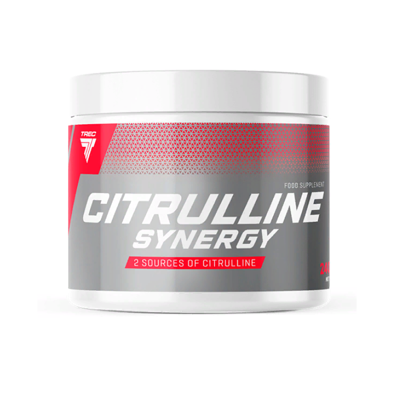 Цитруллин малат порошок 240 гр, Trec Nutrition Citrulline Synergy L-цитруллин, вкус: арбуз-яблоко
