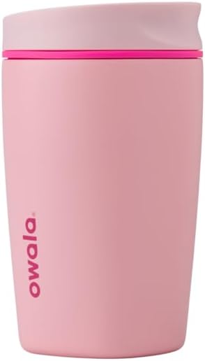 Термокружка Owala SmoothSip Slider из нержавеющей стали 355мл, цвет Pucker up