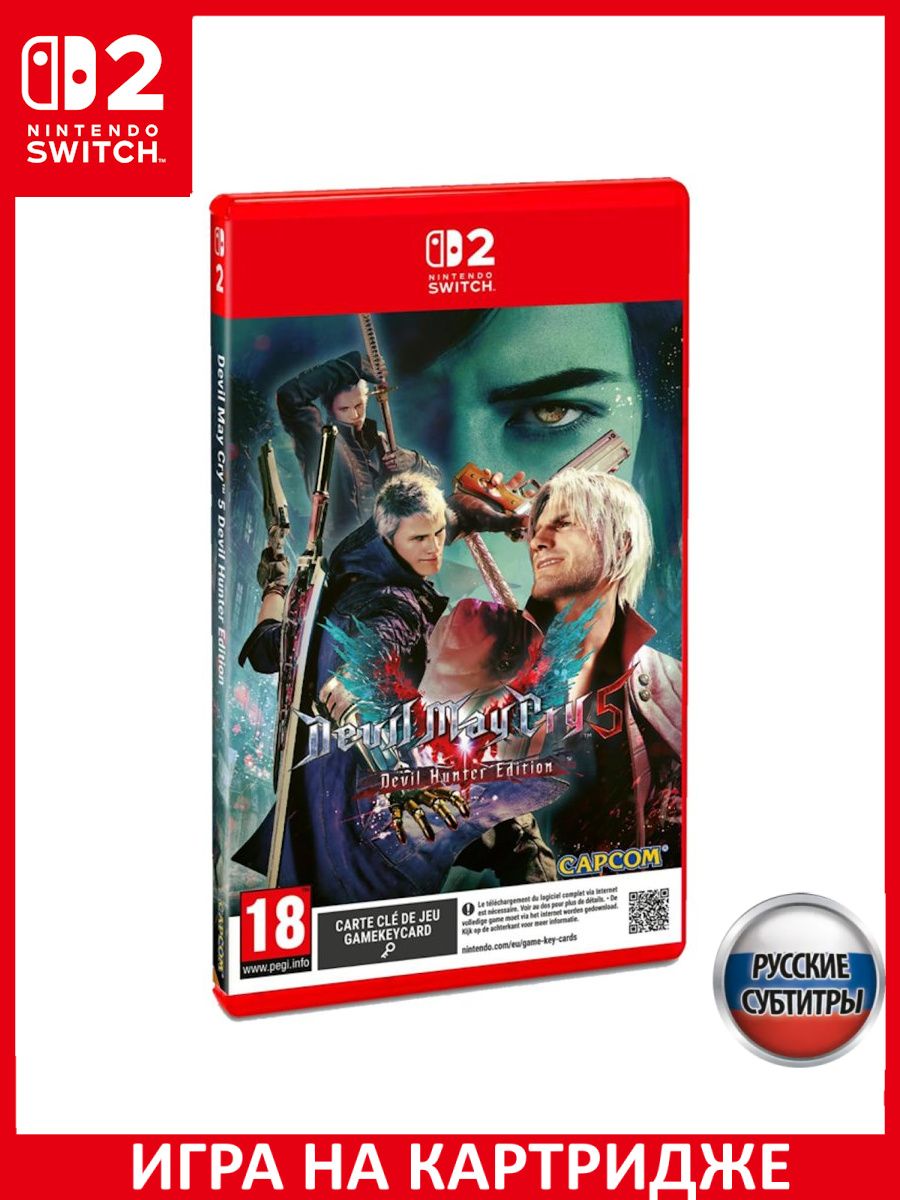Игра DmC Devil May Cry: 5 (V) Devil Hunter Edition (Game-Key Card) Русская Версия (Switch 2)