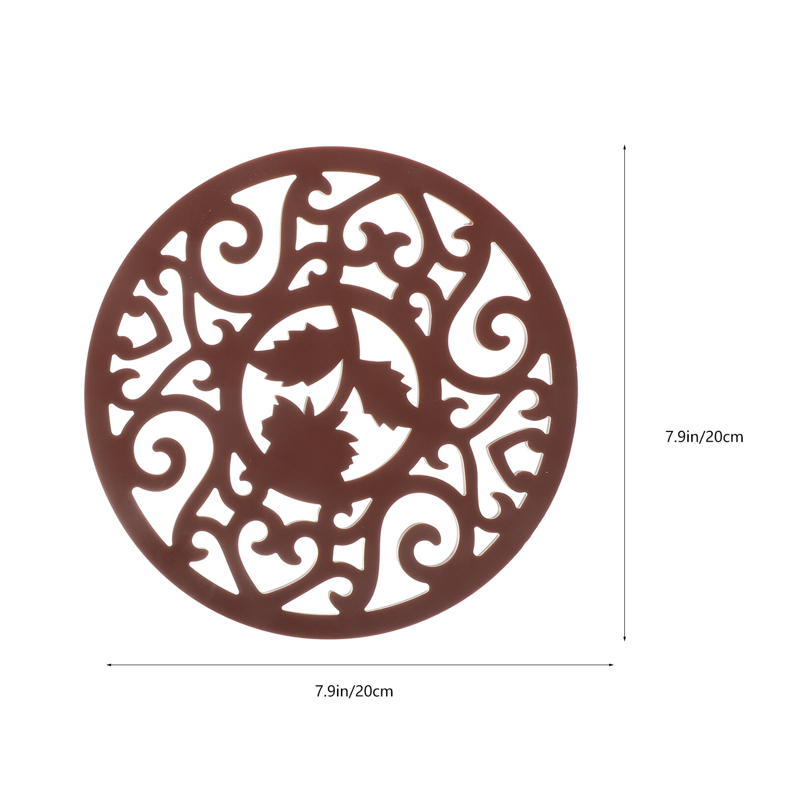 Silicone Trivet 2 Штуки Нескользящий Подстаканник Защита От Тепла Многофункциональный Коврик 20X20CM
