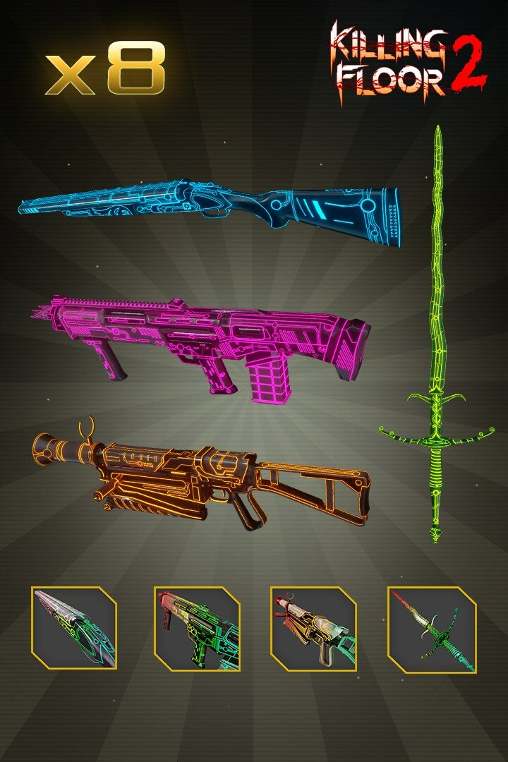Дополнение Neon MKVIII Weapon Skin Bundle Pack — Xbox Series X|S, Xbox One — Цифровая версия