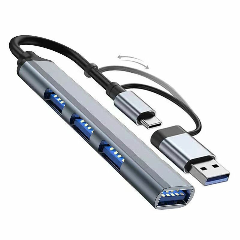 Расширитель USB от 2 до 8 портов высокоскоростной концентратор 7портовая докстанция расширения многофункциональная