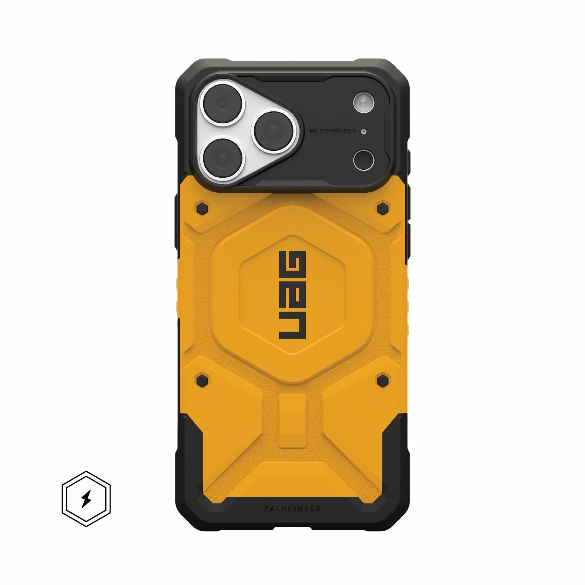 Чехол UAG Pathfinder 2026 для iPhone 18 Pro Max / 17 Pro Max, жёлтый (Heritage Yellow) 114582118282, для 18 Про Макс / 17 Про Макс