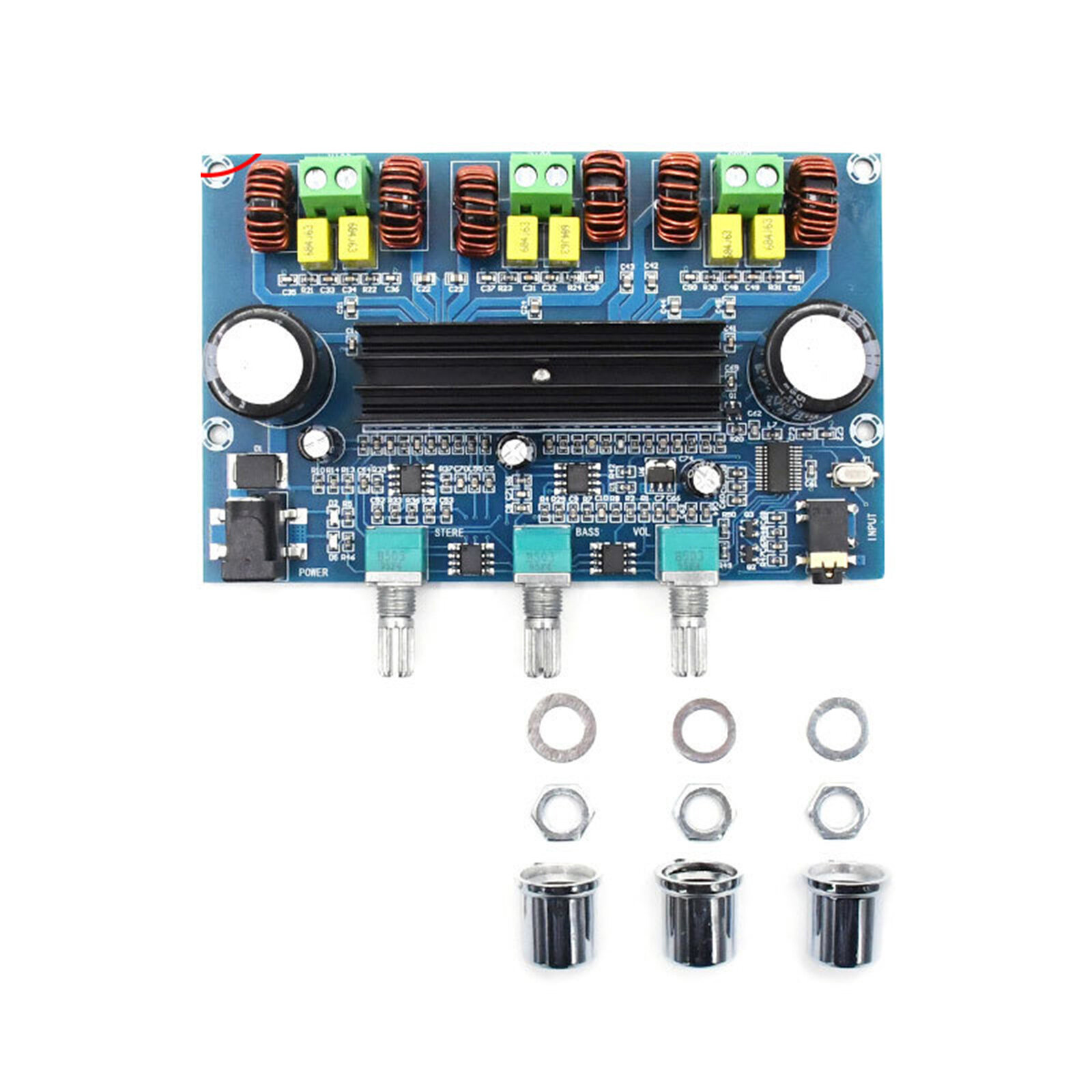 XH-A305 TPA3116D2 Цифровой усилитель 2.1 канала с BT5.0 для