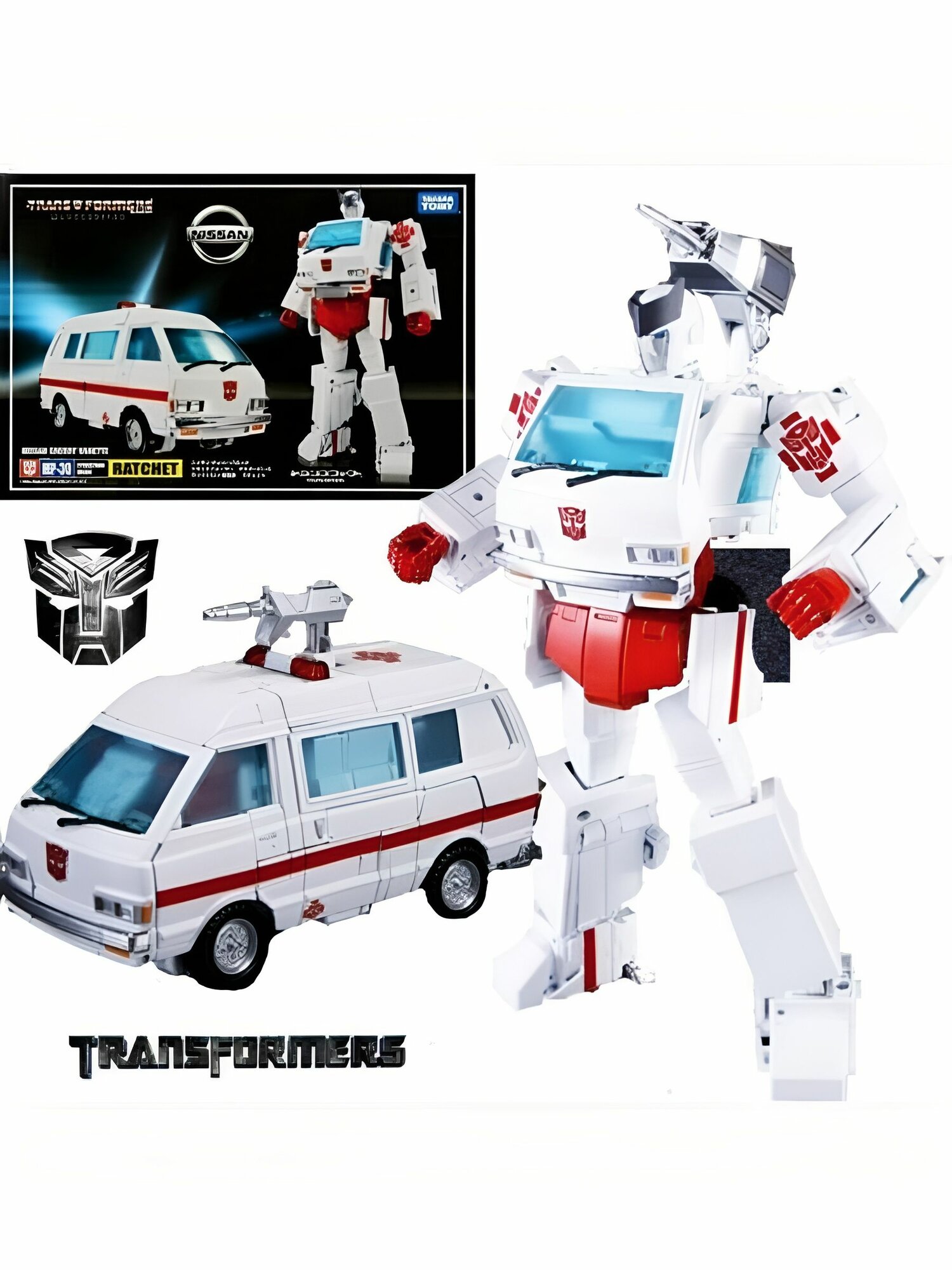 Трансформеры TAKARA TOMY Мастерс MP-30, Амбуланс новая игрушка в коробке головоломка, игрушка