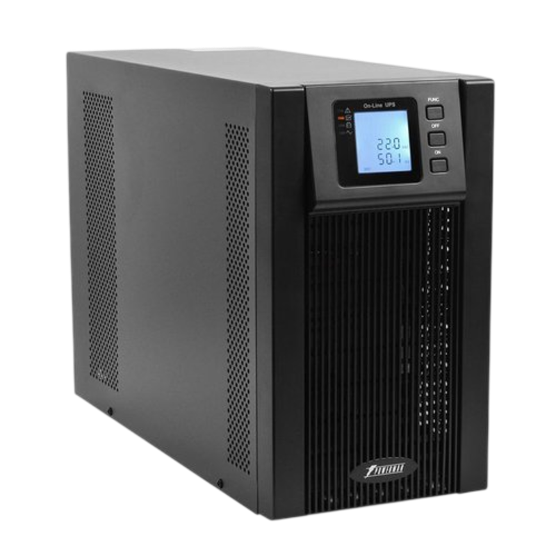 ИБП Powerman Online 3000 plus, 2700 Вт, 3 розетки, Schuko, батарея 4 мин POWERMANOnline3000Plus