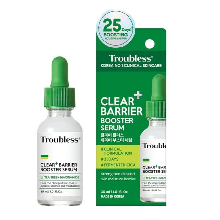Сыворотка для ухода за кожей Troubless Clear Barrier Plus Booster Serum, 30 мл