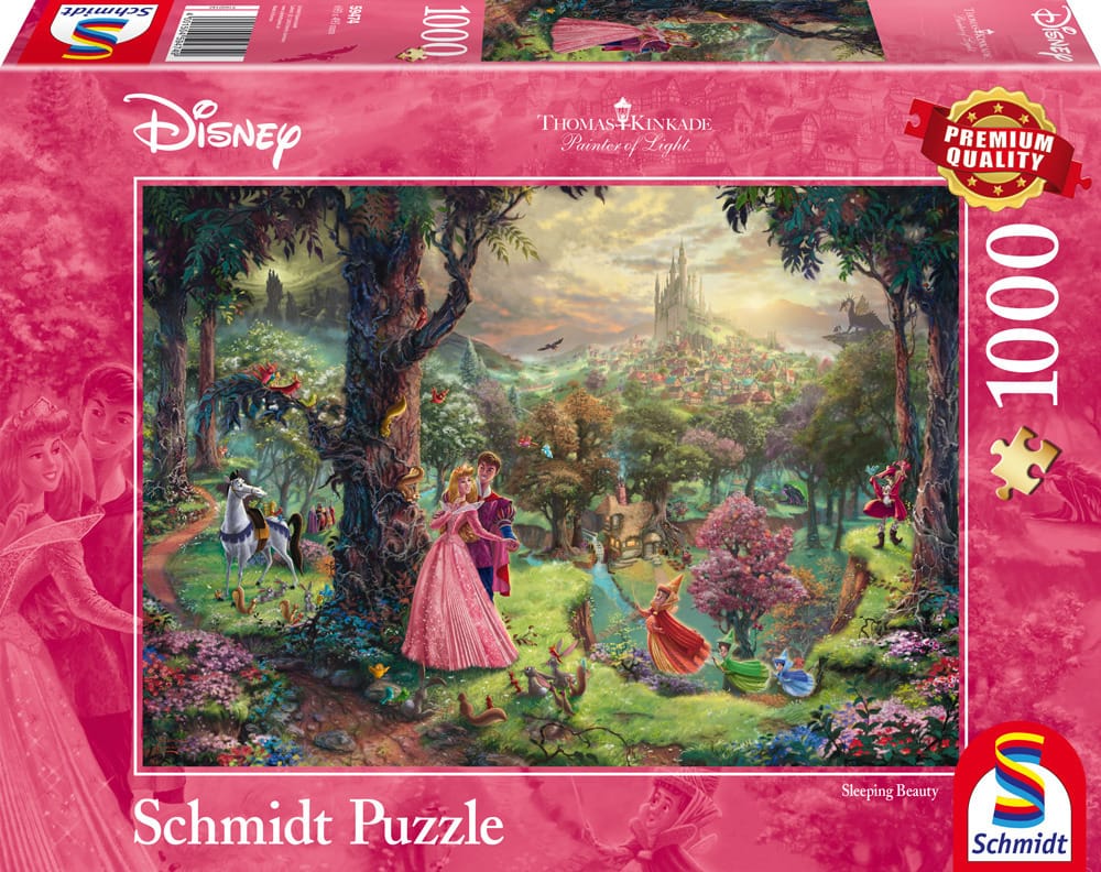 Пазл Schmidt Disney Thomas Kinkade "Спящая красавица", 1000 элементов, 69.3x49.3 см