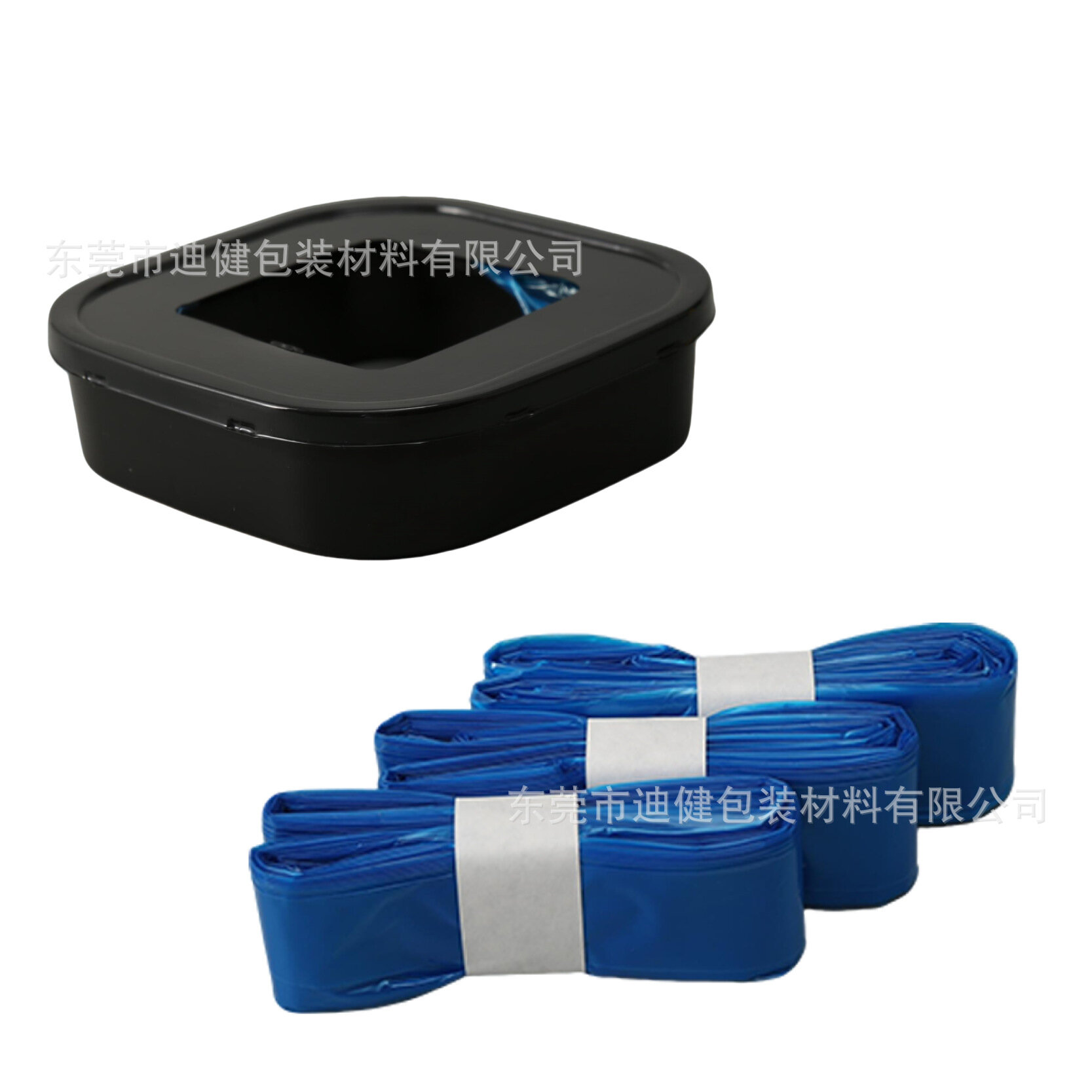 Сменный мешок Litter Genie, толстые пакеты для подгузников, синий, 4.5м, 26x4см, прозрачный ящик