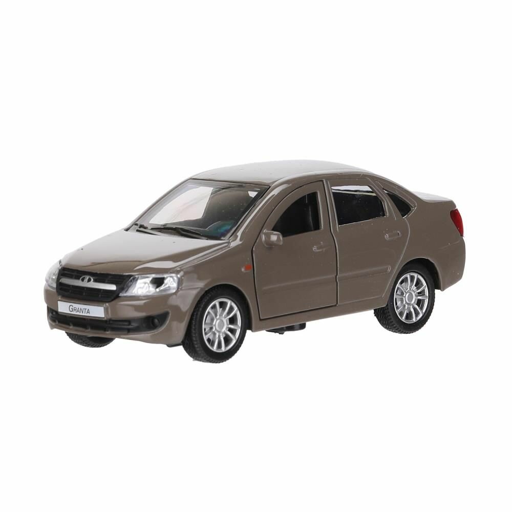 Технопарк инерционная металлическая модель коричневая, Lada Granta