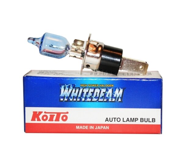 Лампа автомобильная высокотемпературная Koito Whitebeam H3c 12V 55W (100W) 4000K (уп. 1 шт.) арт. 0753W