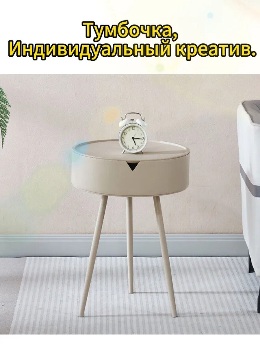 Журнальный стол 40х12х54 см, цвет хаки, кофейный, МДФ, глянцевое покрытие, модерн