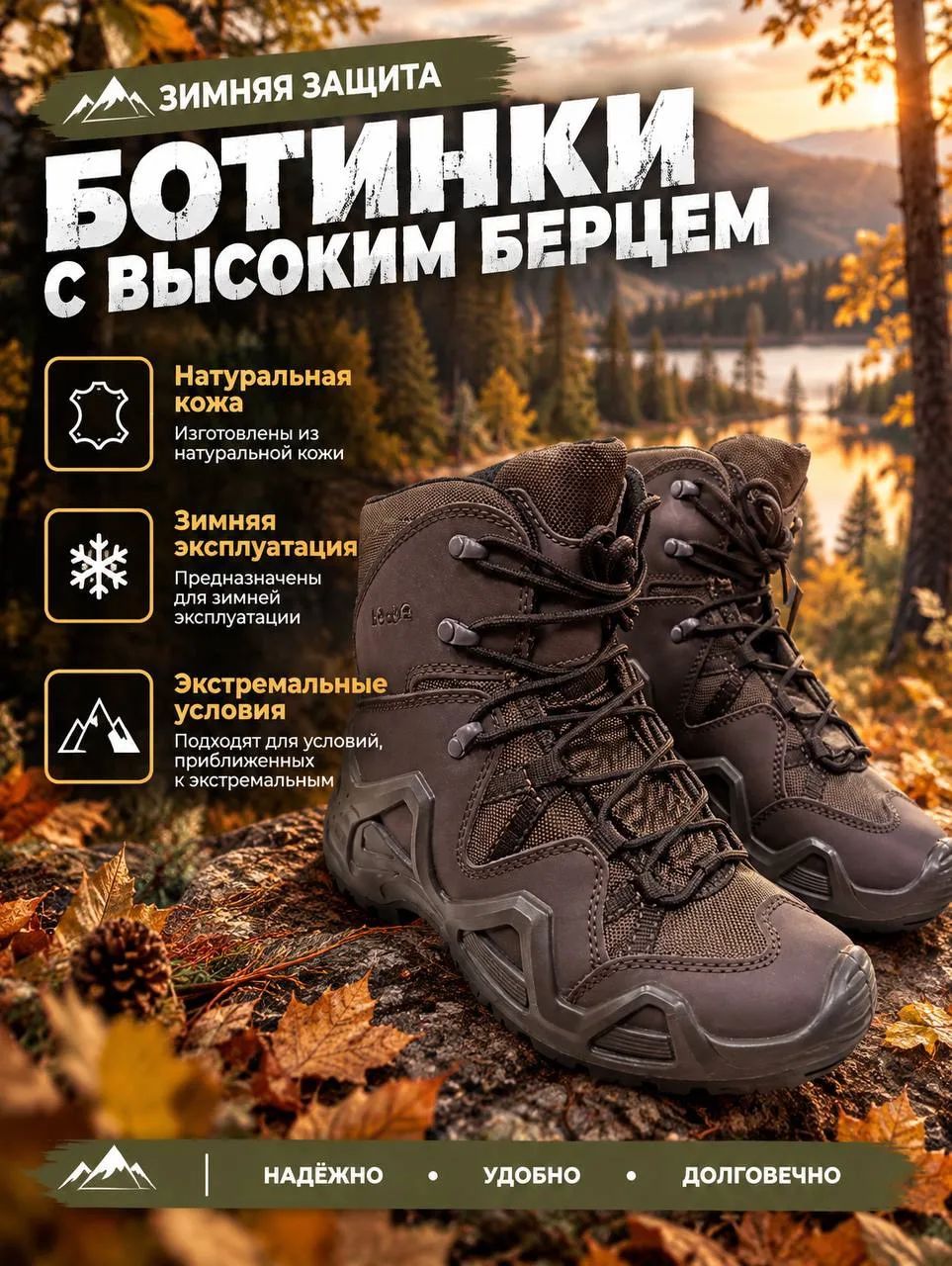 Ботинки берцы