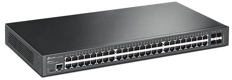 TP-Link SG3452X Управляемый коммутатор JetStream уровня 2+ с 48 гигабитными портами RJ45 и 4 портами SFP+ PROJ