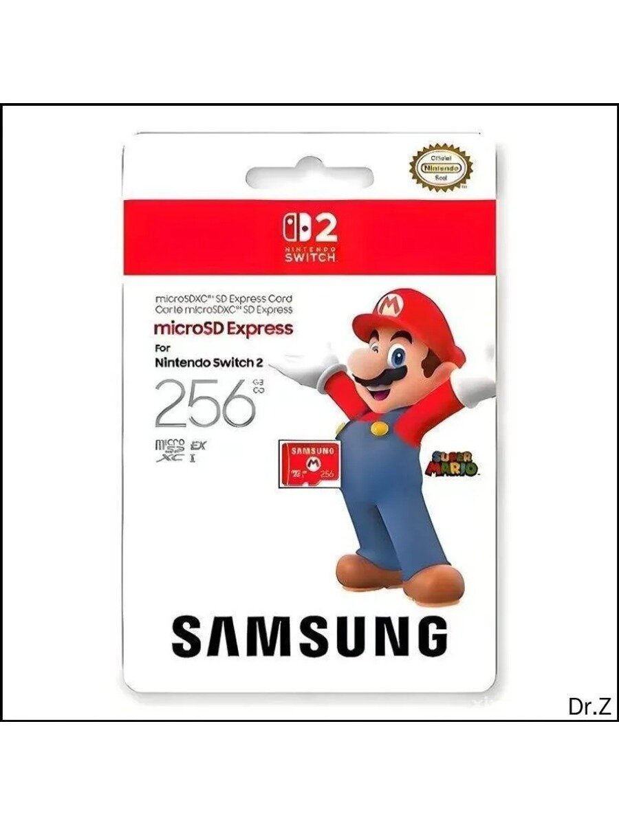 Samsung microSD Express Card для Nintendo Switch 2 карта памяти-256GB