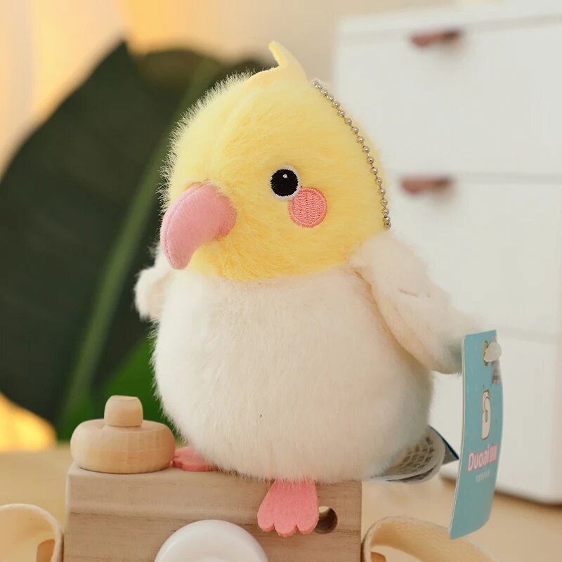 GDzaccly Плюшевый Попугай 12 см yellow parrot