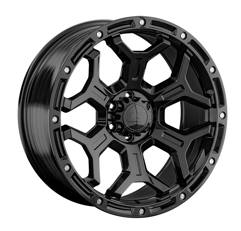 Диск LS FlowForming RC68 9x17 6/139,7 конус ET15 106,1 BK