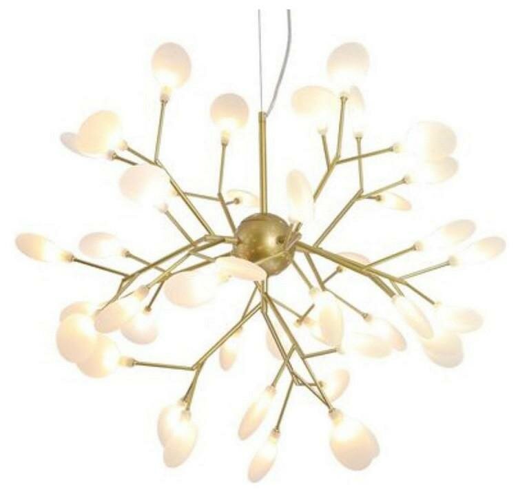 Люстра Arte Lamp Candy A7274SP-45GO цвет плафона подвески Белый, цвет арматуры Золото