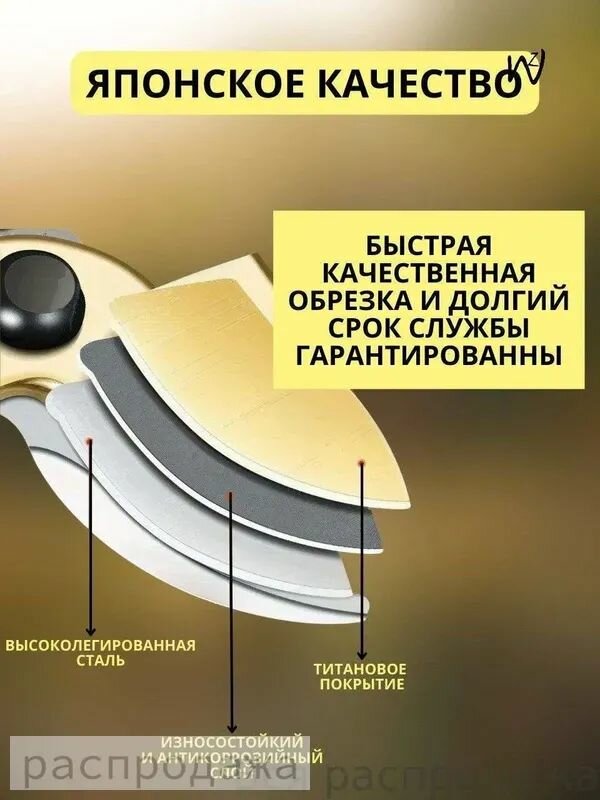 Сучкорез, Сучкорезы ручные, Высокоуглеродистая сталь, Ручные секаторы, высоторезы, сучкорезы — фото 1