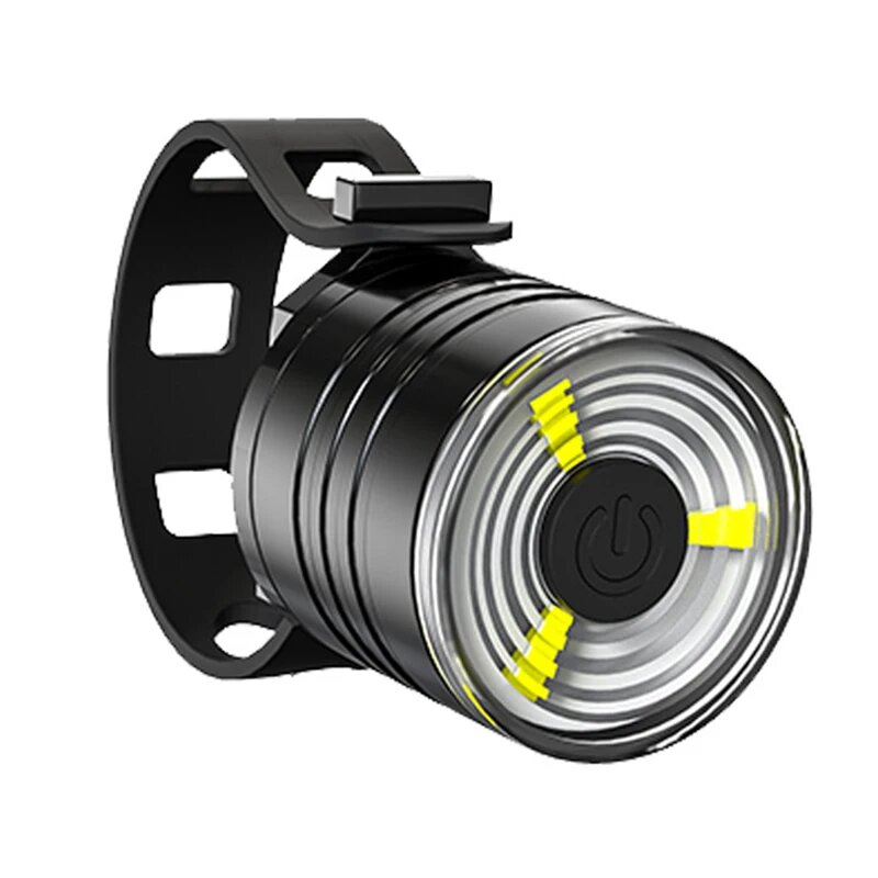 Велофара LED черная, алюминий, A2