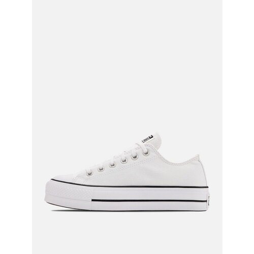 фото Кеды converse chuck taylor all star lift, полнота 6 (ru)/ на среднюю стопу, размер 37, белый
