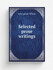 Selected prose writings | John prose Milton | 1884 | Репринт