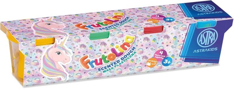 Масса для лепки Astra Frutolina Единорог, 4 x 100 г