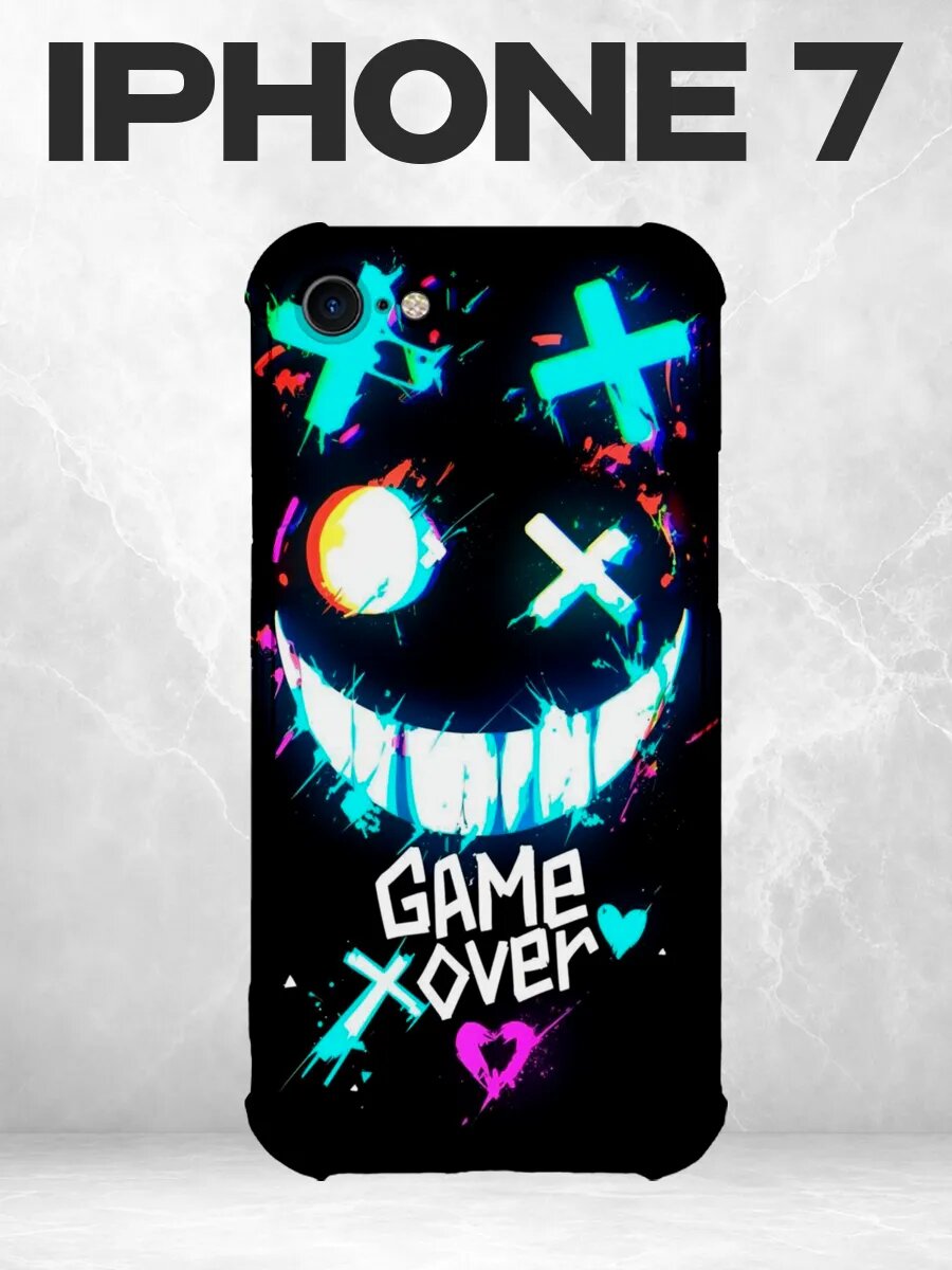 Чехол на iPhone 7/8/SE 2 game over глитч