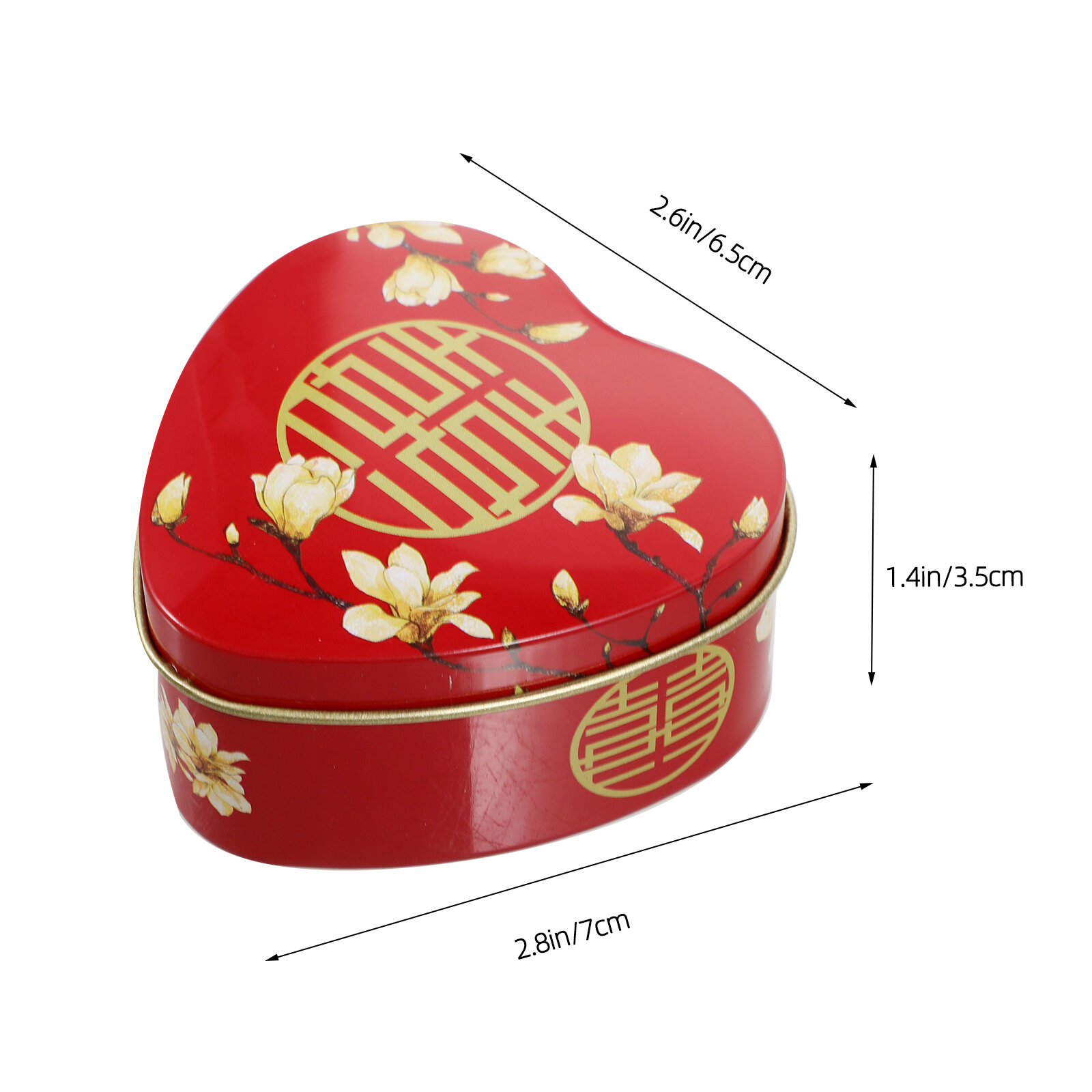 12 Штук Сердцевидные Коробки Для Конфет Сердечки Для Шоколада И Подарков На Свадьбу 7.00X6.50X3.50Cm