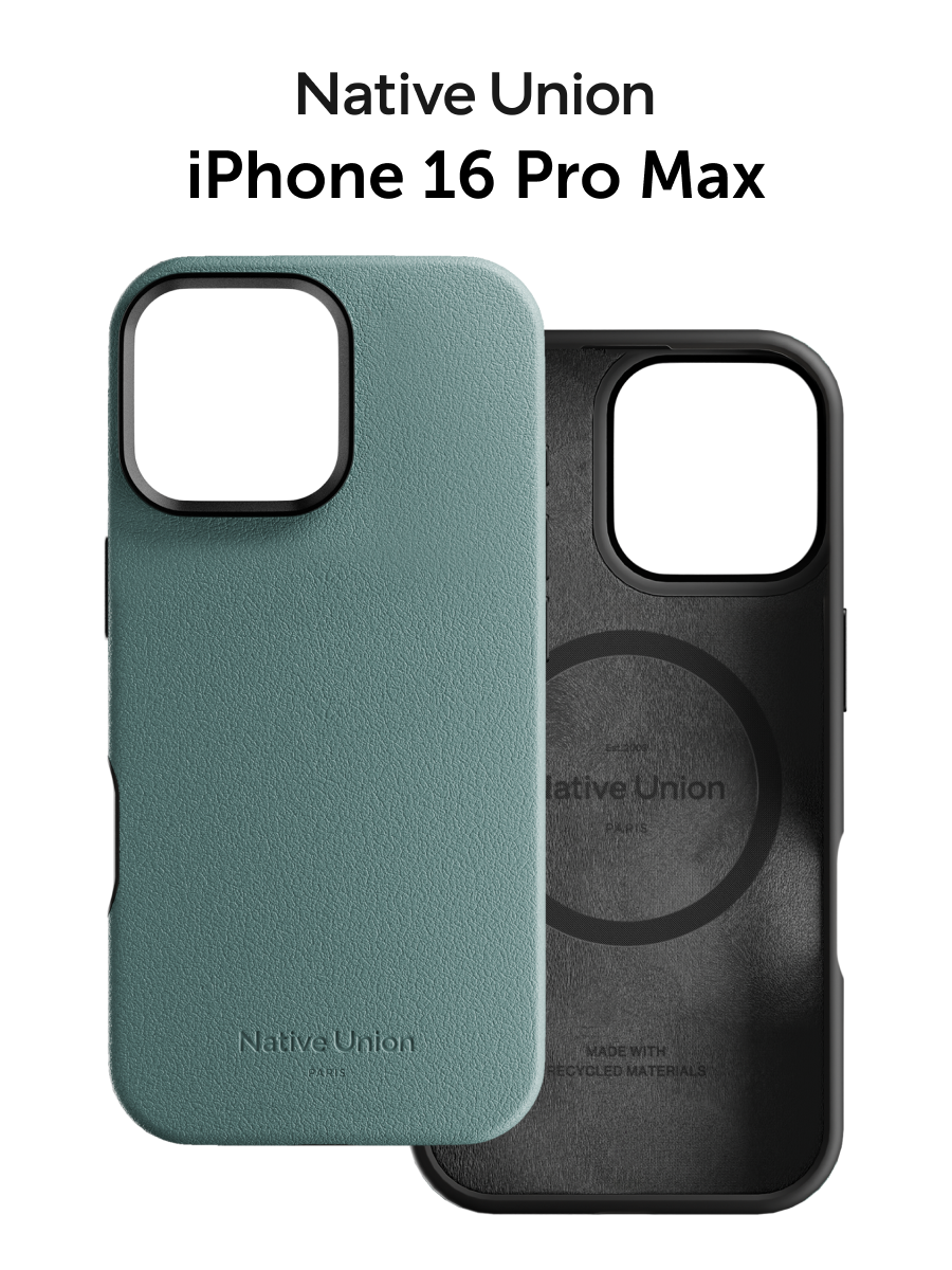 Чехол на iPhone 16 Pro Max Native Union ACTIVE CASE, цвет: зеленый сланец