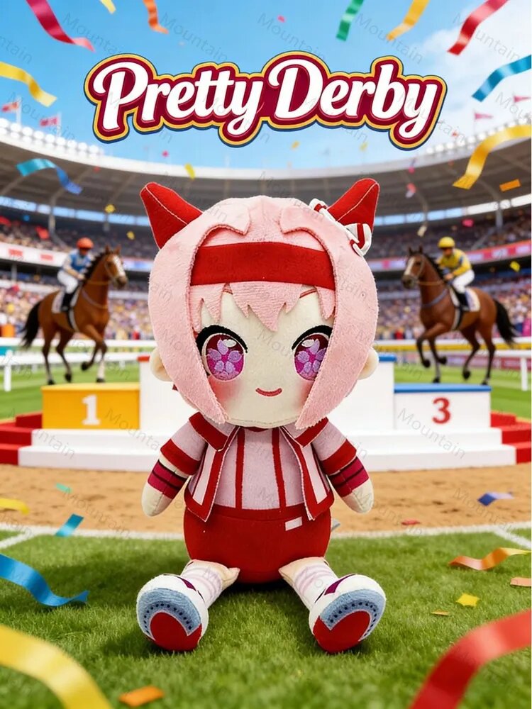 Мягкая Игрушка Agnes Tachyon 23см из аниме Uma Musume: Pretty Derby, Флис