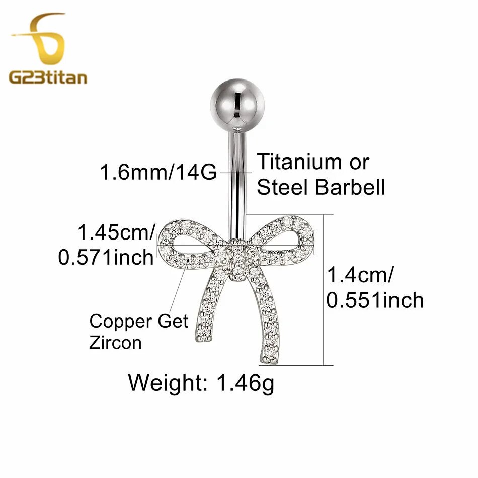 Пирсинг G23titan