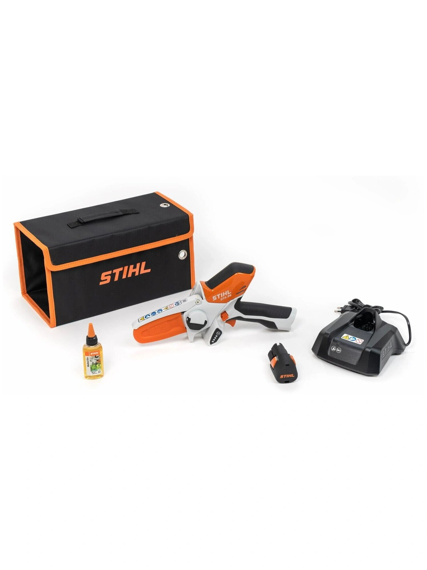 Пила аккумуляторная STIHL GTA 26, с АКБ, ЗУ, 10,8 — фото 1