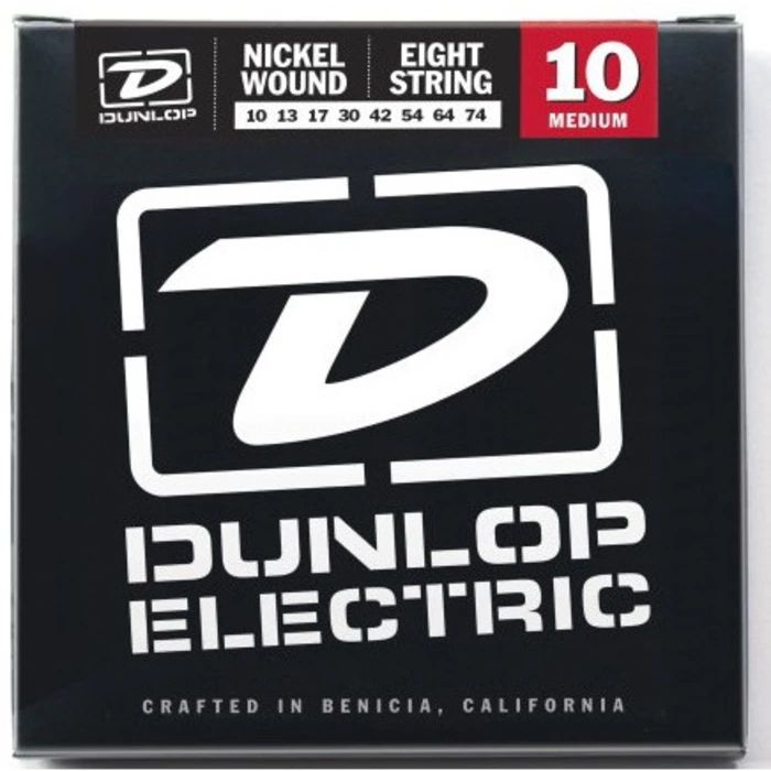 Dunlop DEN1074-8 Комплект струн для 8-струнной электрогитары 10-74