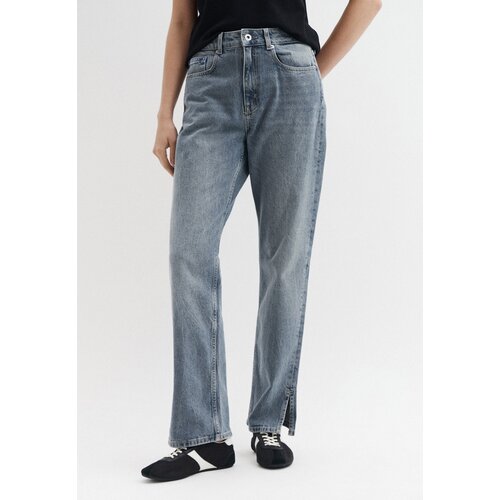 фото Джинсы трубы karl lagerfeld jeans, размер 25/30, синий