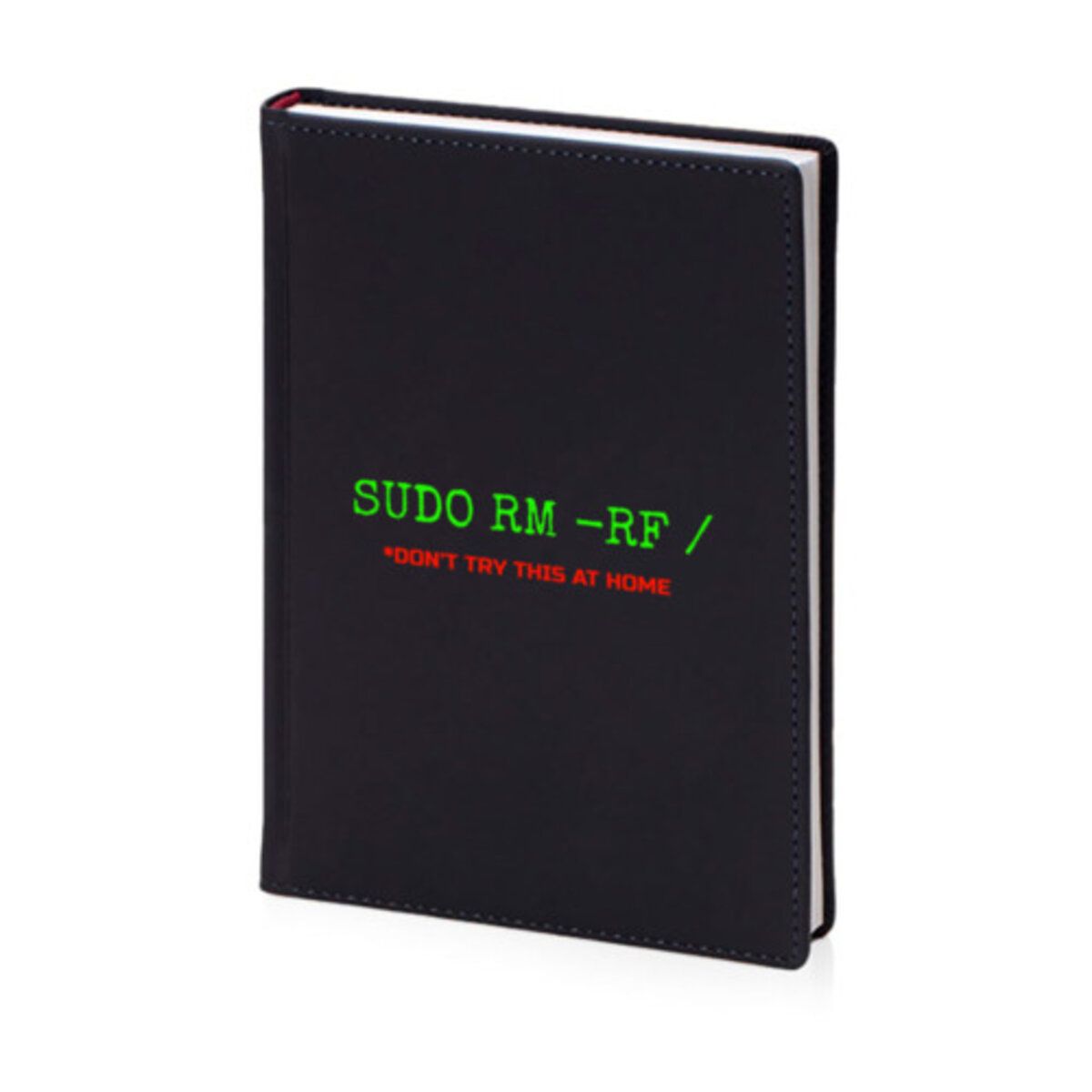 Ежедневник недатированный А5 с принтом "айтишник sudo