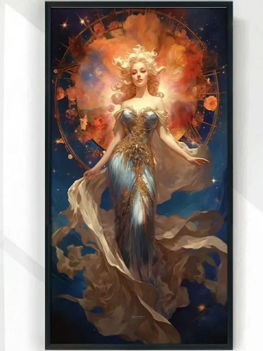 Набор для вышивания крестом 11CT, канва 60x110 см / готовая вышивка 50x100 см