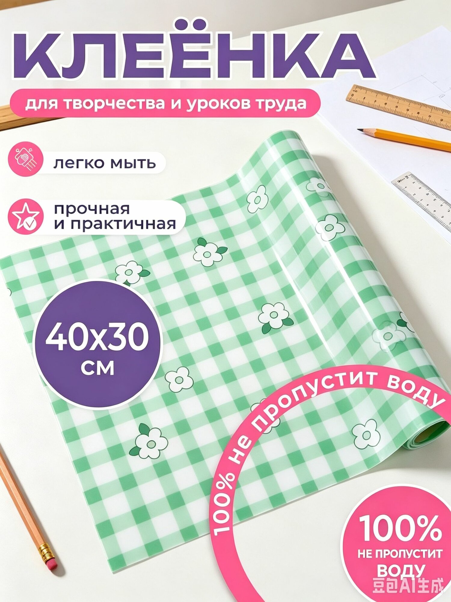 Коврик для стола, материал: Полимерный материал