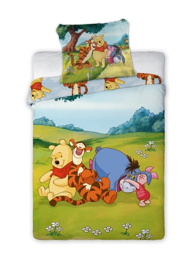 Комплект постельного белья Disney Винни-Пух, разноцветный, 100x135 см, 40x60 см