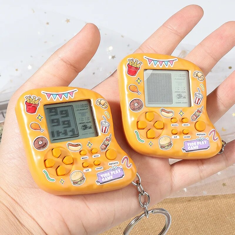 Caiyin русская игровая машина-конструктор брелок McLile курица Nugs Psp Мультяшные детские игрушки-пазлы