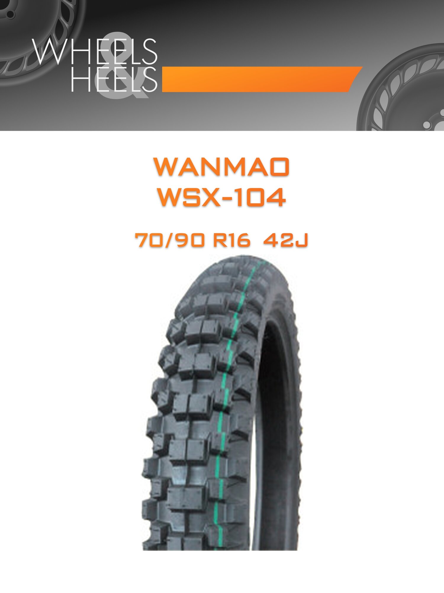Шина автомобильная WANMAO WSX-104 70/90 R16 42J ALLSEASON, всесезонная, универсальная