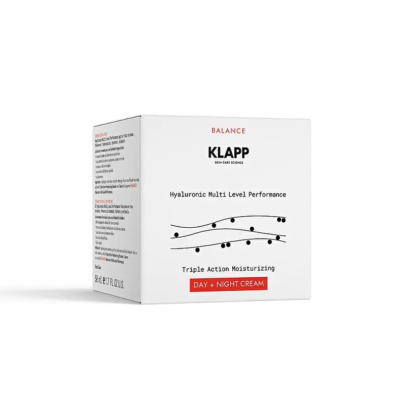 Klapp баланс Увлажняющий крем День-Ночь BALANCE Triple Action Moisturizing Day + Night Cream, 50 мл